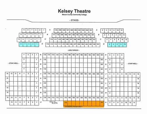 Collins Arena Brookdale Seating Chart