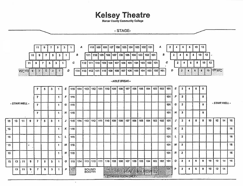 Easton State Theater Seating Chart