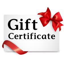 GIFT CERTIFICATE PICTURE