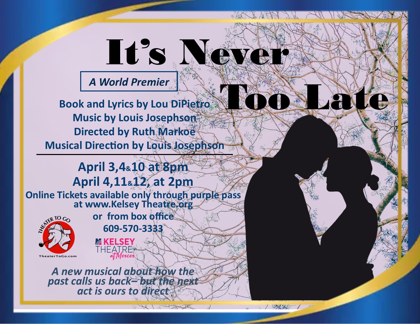 Never too late poster