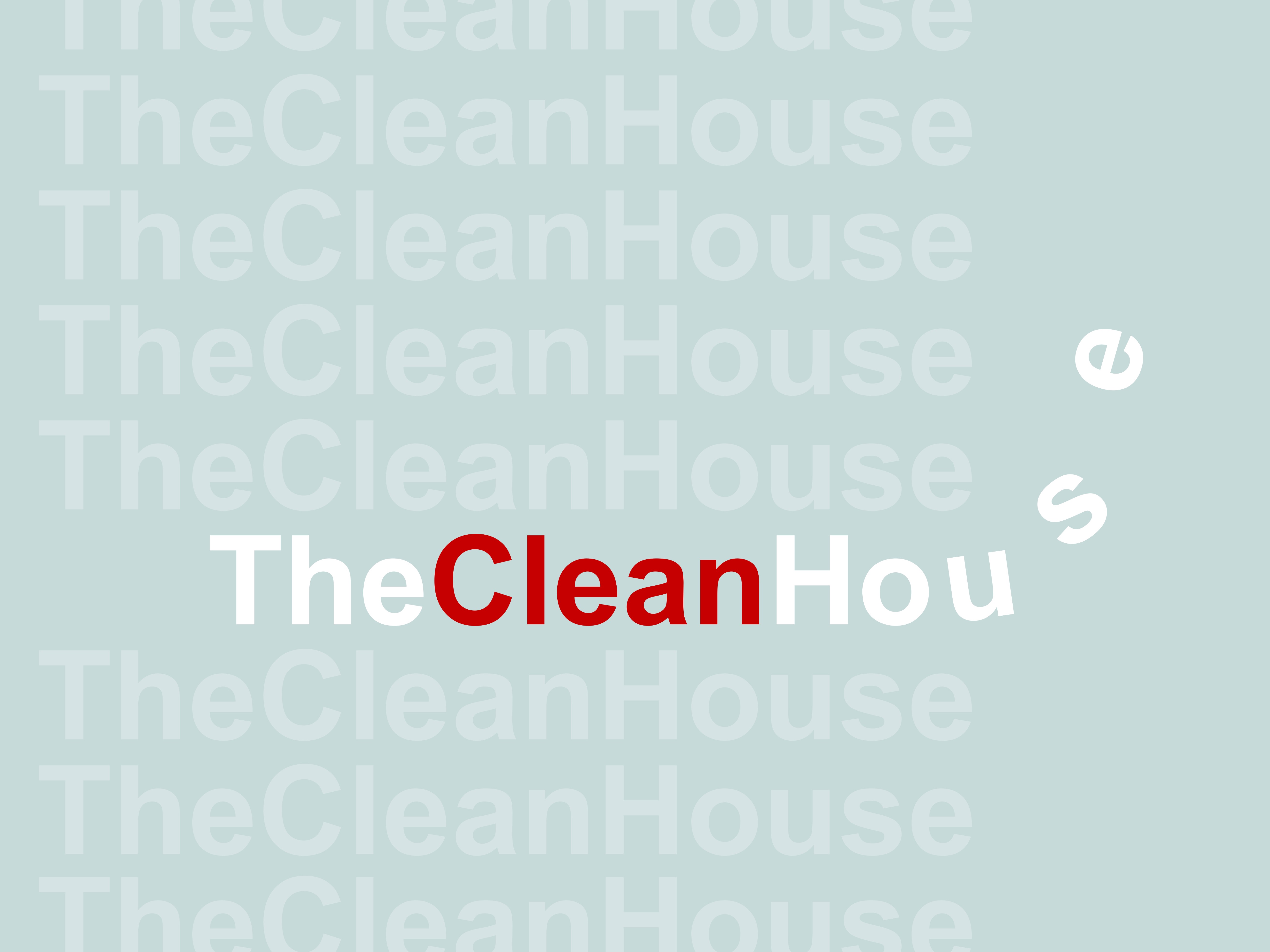 Clean house graphic